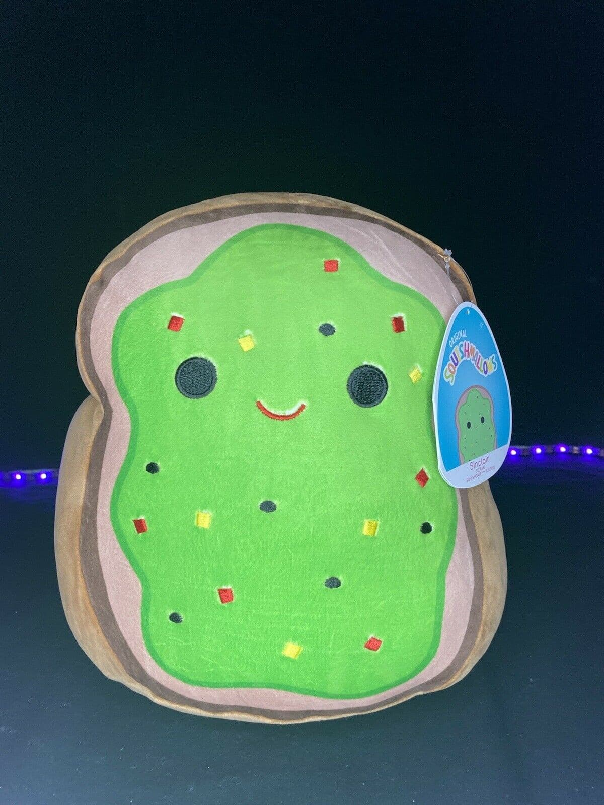 Squishmallow 12"  Sinclair the Avocado Toast | Sweet Magnolia Charms.