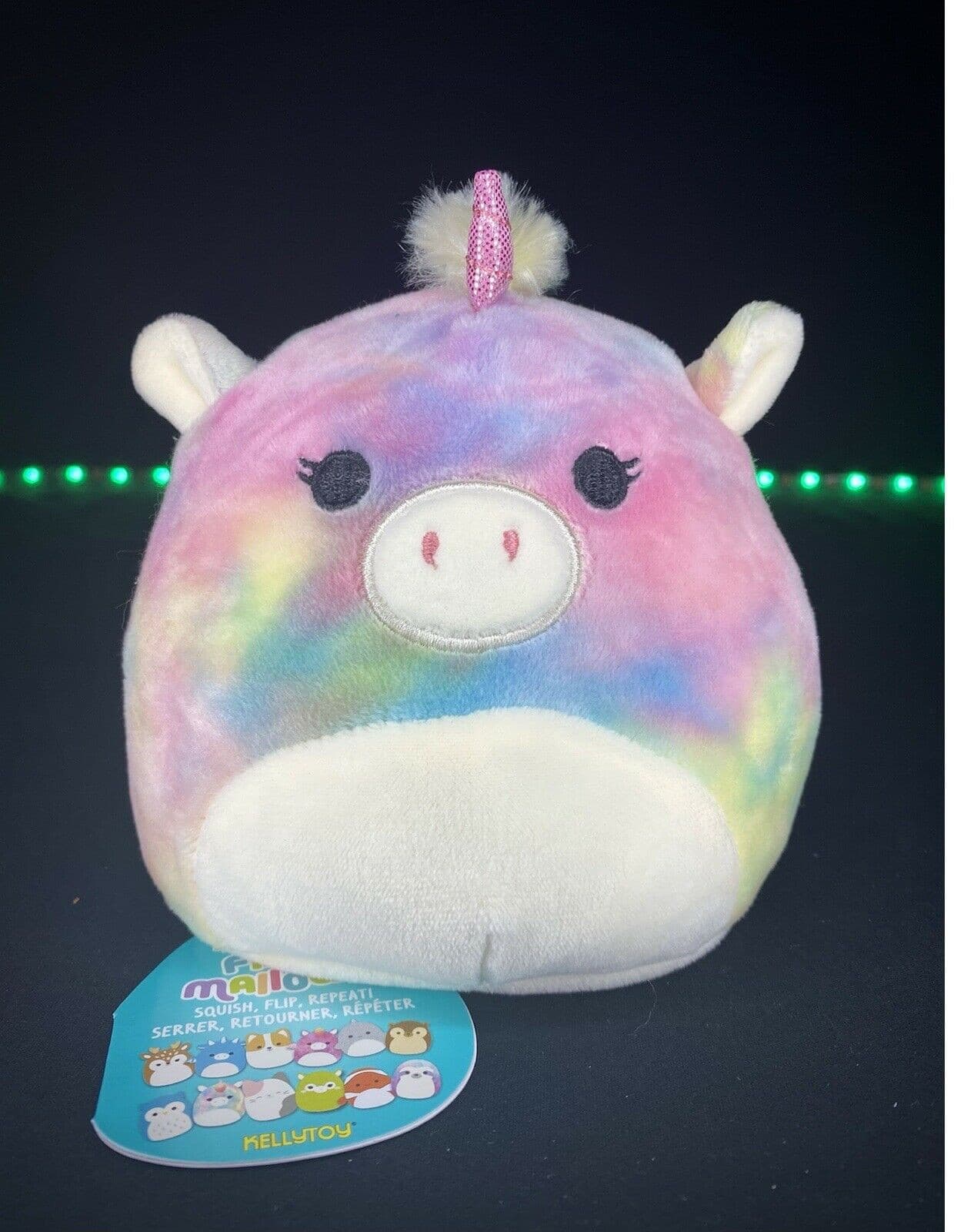 Squishmallow 5" Flip Devin / Esmeralda Reversible Plush | Sweet Magnolia Charms.