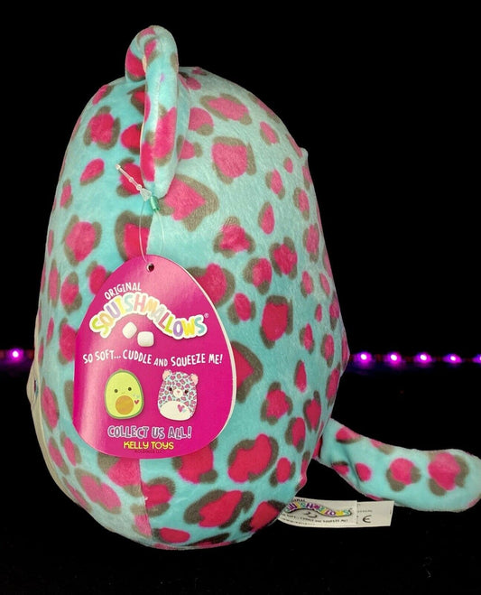 Squishmallow 8” Spotted Leopard Chelsea, NWT (2021 Valentines Squad) ~RARE Find~ | Sweet Magnolia Charms.
