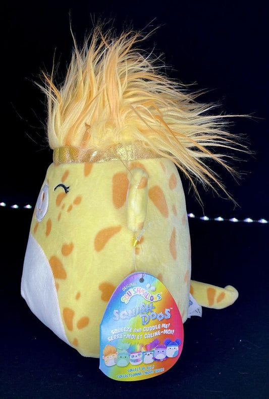 Squishmallow Kellytoy 2020 Squish-DOOS 8" Lexi The Yellow Cheetah Plush Toy NWT | Sweet Magnolia Charms.