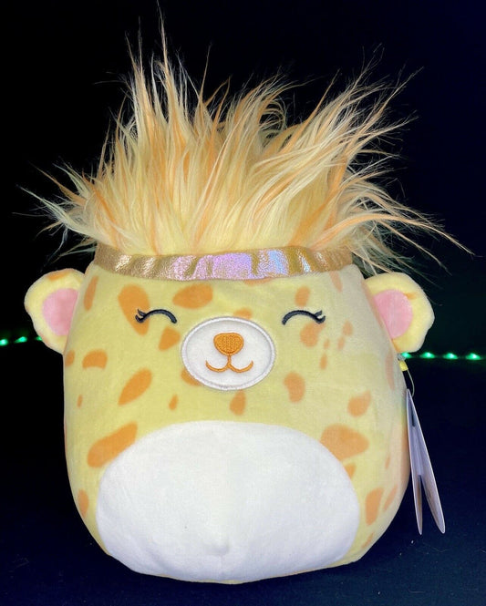 Squishmallow Kellytoy 2020 Squish-DOOS 8" Lexi The Yellow Cheetah Plush Toy NWT | Sweet Magnolia Charms.