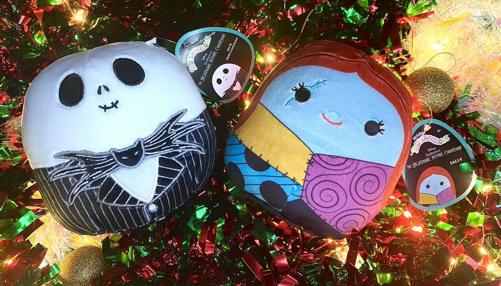 Squishmallow Nightmare Before Christmas NBC Jack and Sally 5” NWT Holiday 2021 | Sweet Magnolia Charms.