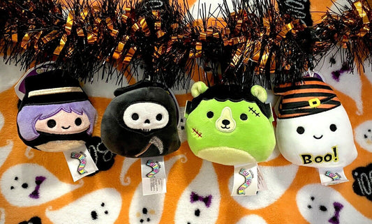 Squishmallow Otto Len Madeleine & Grace Clip HTF Halloween SET 2021 Bundle NWT | Sweet Magnolia Charms.