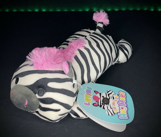 Squishmallow 13" Tracey the Zebra Laying Hug Mees | Sweet Magnolia Charms.
