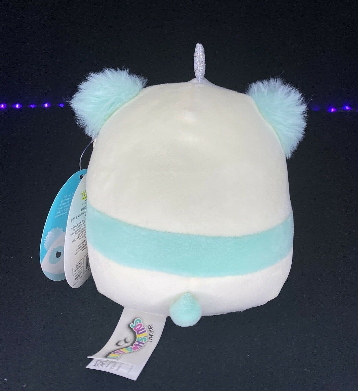 Squishmallow Inez 5" Mini Teal Panda Unicorn NWT authentic HTF | Sweet Magnolia Charms.