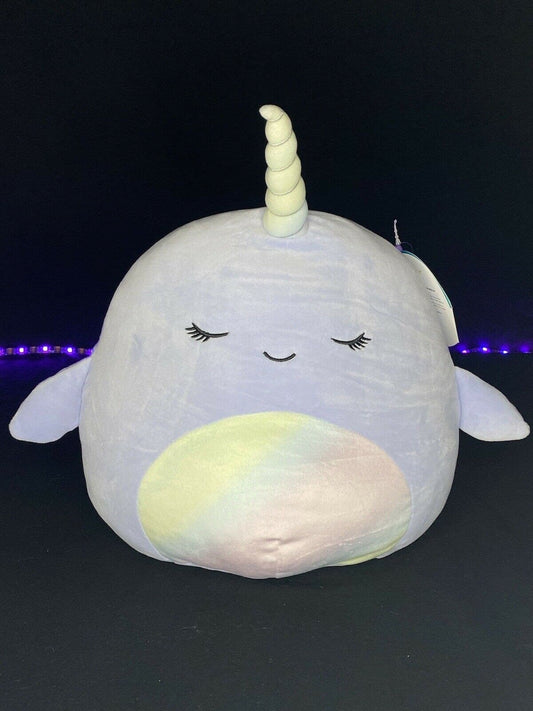 Squishmallow 11" Naomi The Narwhal | Sweet Magnolia Charms.