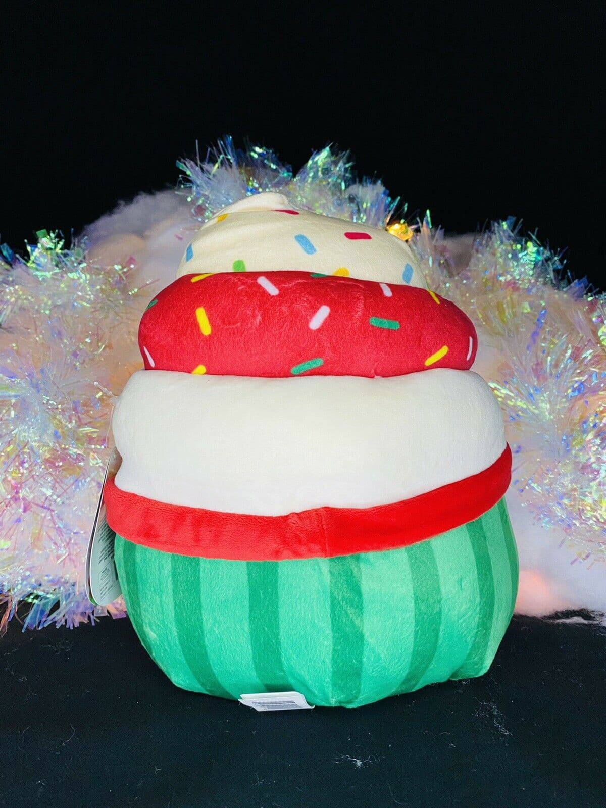 Squishmallow 8" Christmas SET Dulce the Peppermint, Chandra & Chantal the Cupcakes | Sweet Magnolia Charms.