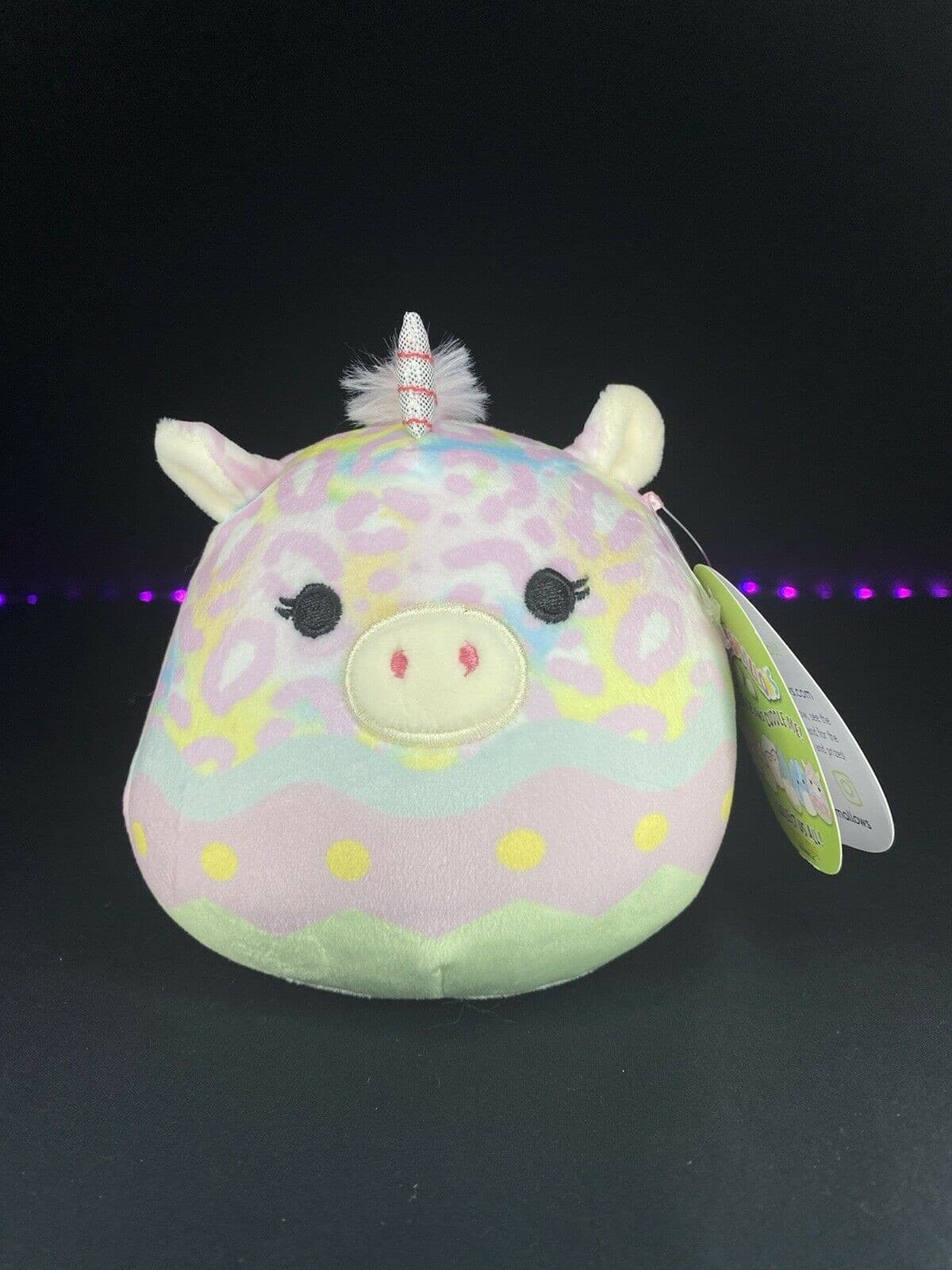 Squishmallow 5” Bexley the  Easter Unicorn Plush | Sweet Magnolia Charms.