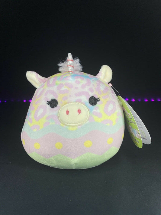 Squishmallow 5” Bexley the  Easter Unicorn Plush | Sweet Magnolia Charms.