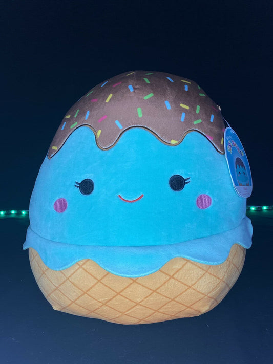 Squishmallow 12" Maya the Ice Cream Cone Plush | Sweet Magnolia Charms.