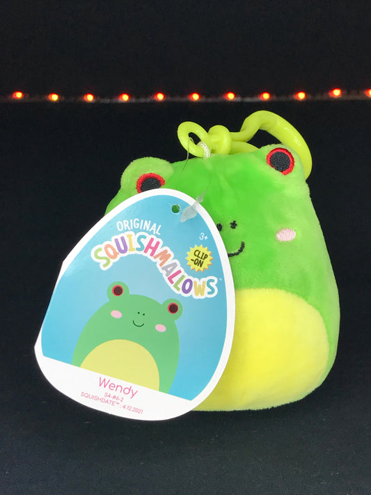 Squishmallow 3.5” Clip Wendy the Frog