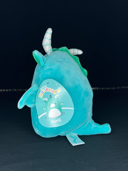 Squishmallow 8” Avril the Horned Dragon.