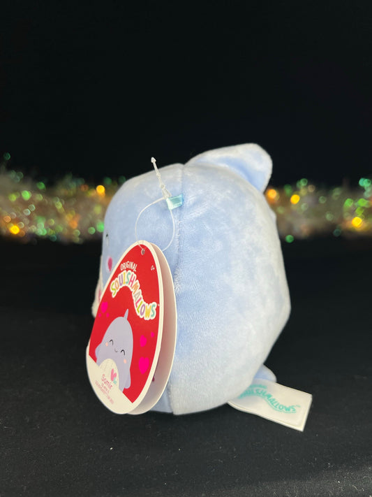 Squishmallow 5” Samir the Whale with Hearts Plush | Sweet Magnolia Charms.