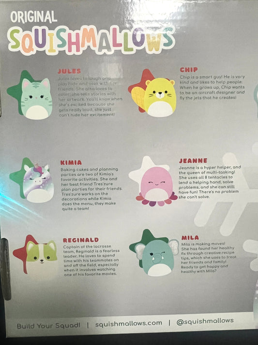 Squishmallow “Bright Squad” 2021 Ornament Set.