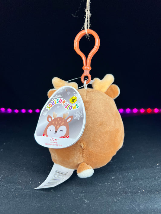 Squishmallow 3.5” Dawn the Deer Clip On