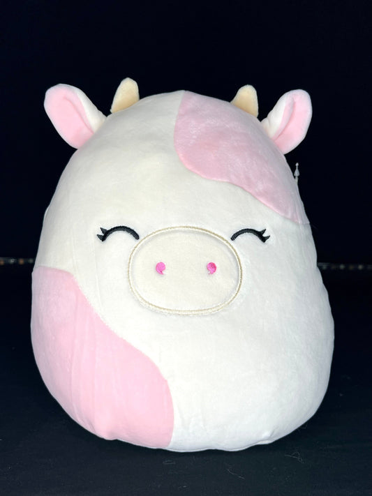 Squishmallow 10” Caedyn the Cow Plush.