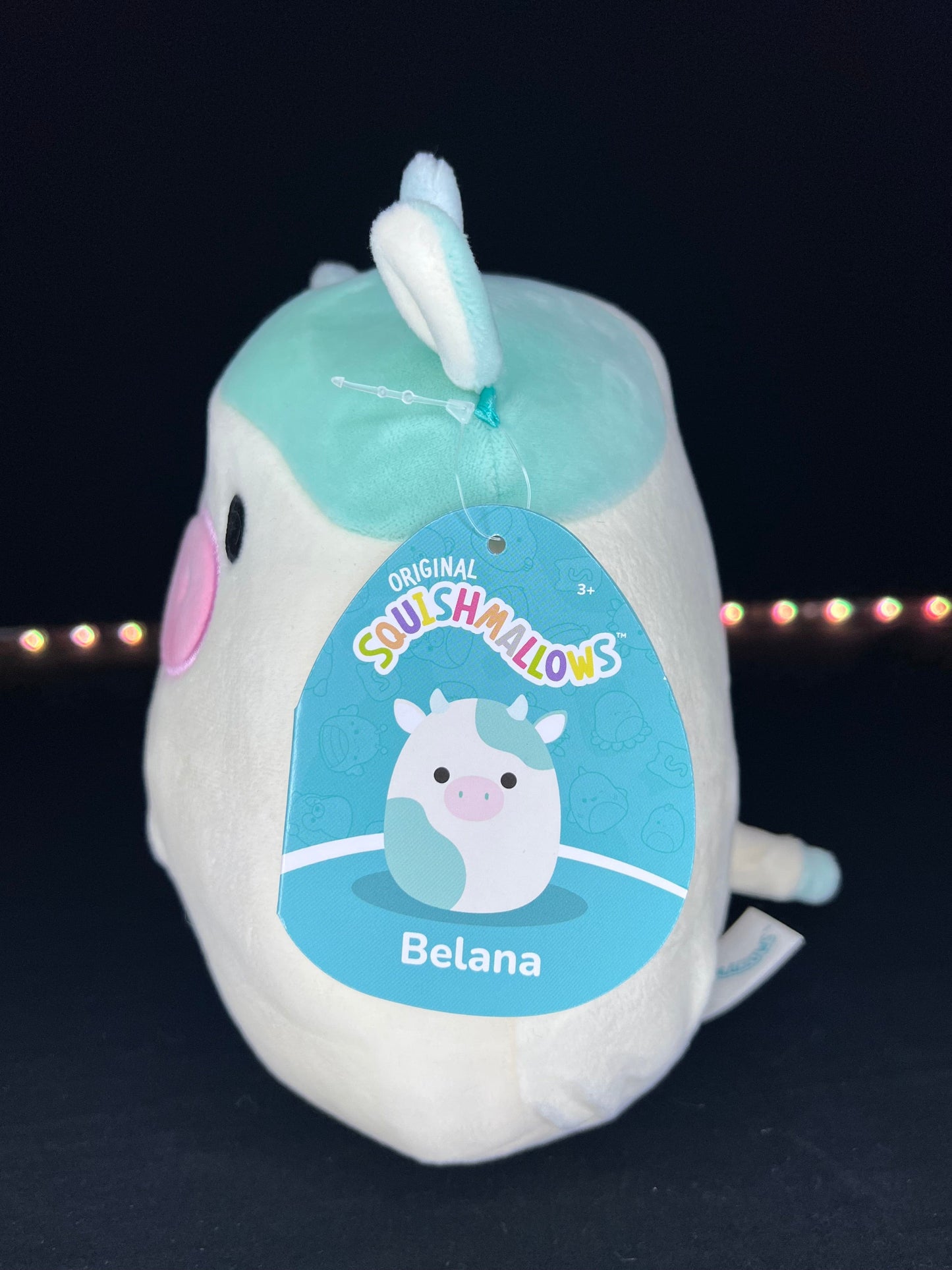 Squishmallow 7.5” Belana the Cow.