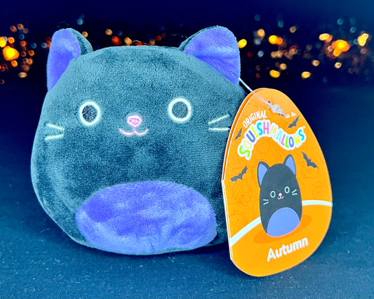 Squishmallow 4” Autumn the Black Cat.