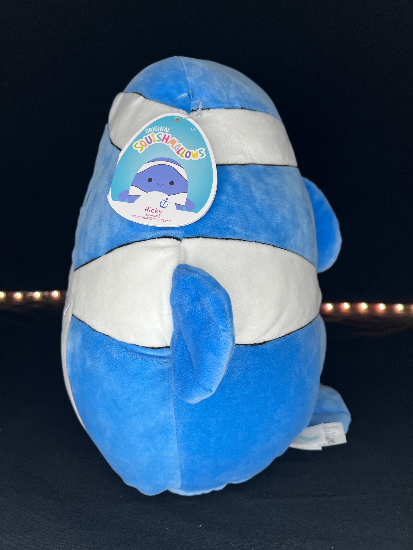 Squishmallow 12” Ricky the Blue Clownfish Plush.