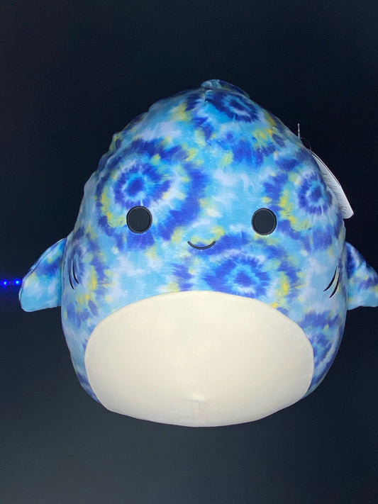 Squishmallow 16” Luther the Shark | Sweet Magnolia Charms.