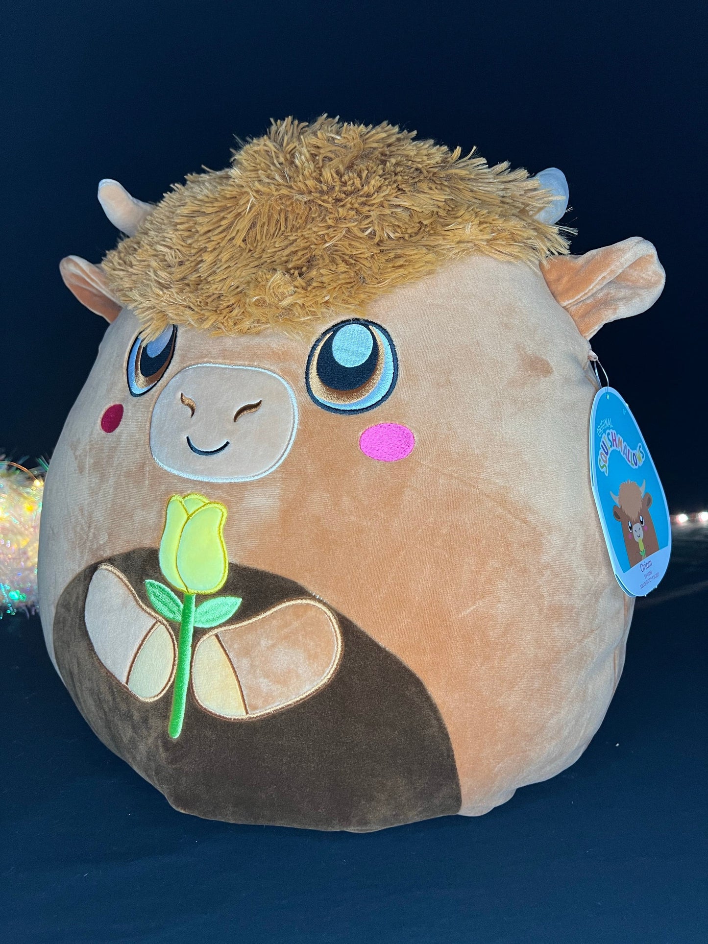 Squishmallow 16” Oriam the Longhorn Plush.