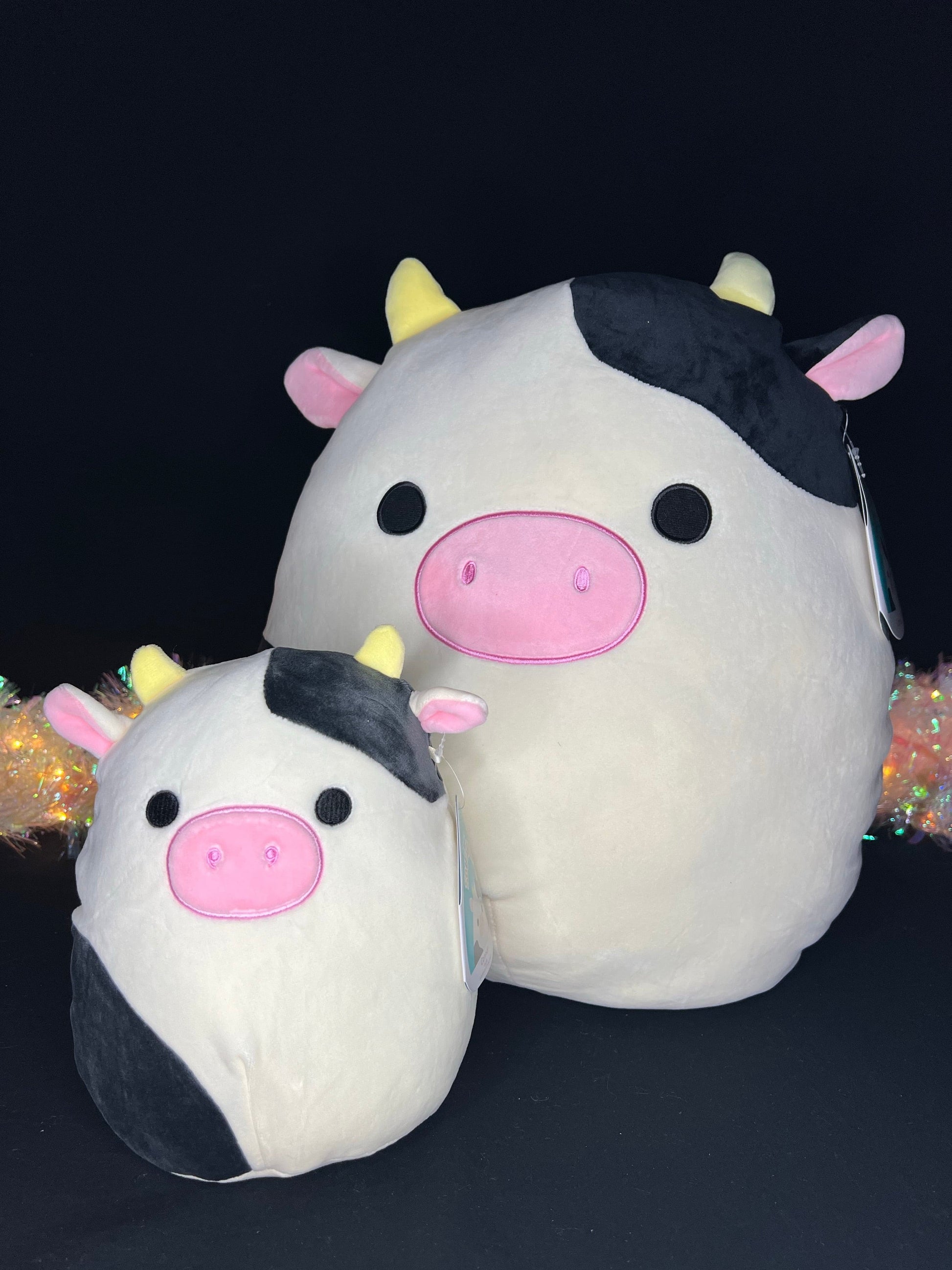Squishmallows Official Kellytoy Plush 7.5 Inch Squishy Stuffed Toy Animal  (Connor Cow)