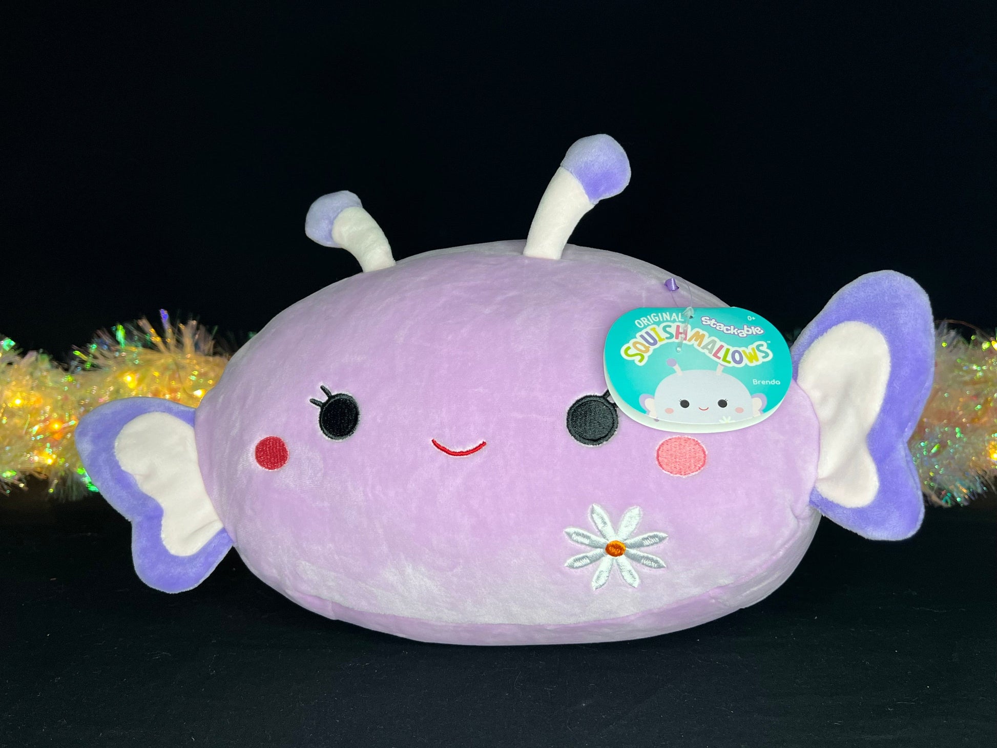 Squishmallow 12” Brenda the Butterfly Stackable Plush.