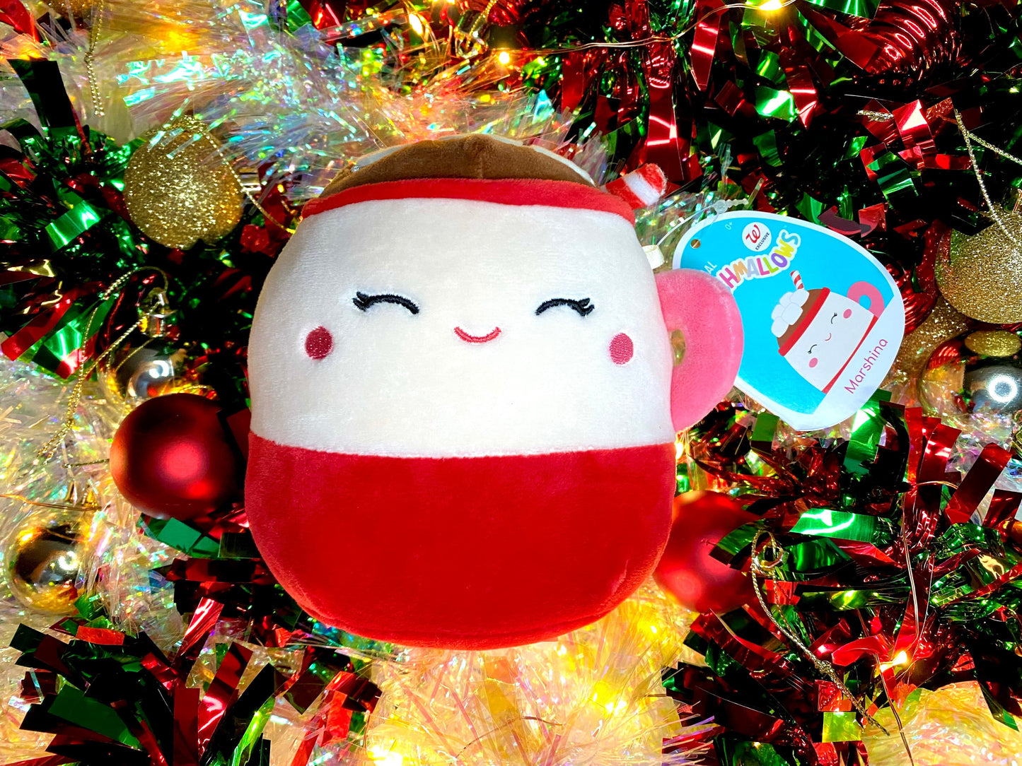 Squishmallow 5” Marshina the Hot Cocoa | Sweet Magnolia Charms.