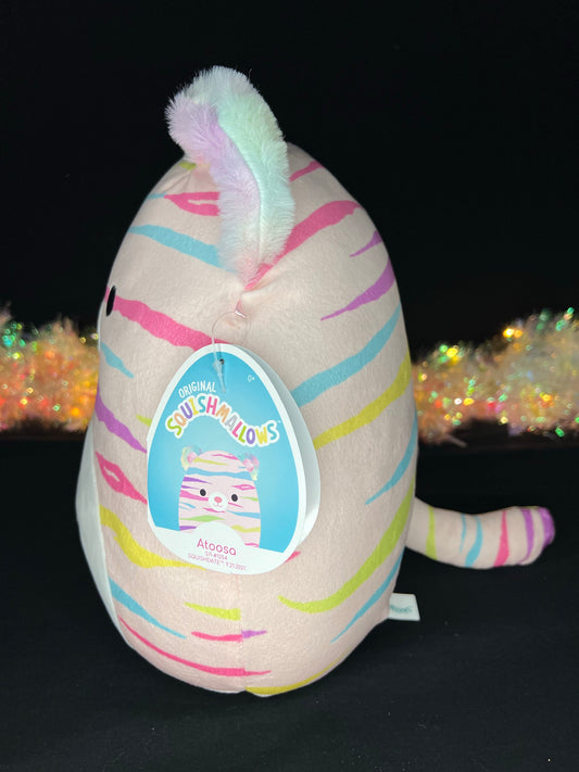 Squishmallow 12” Atoosa the Cat Plush Sweet Magnolia Charms