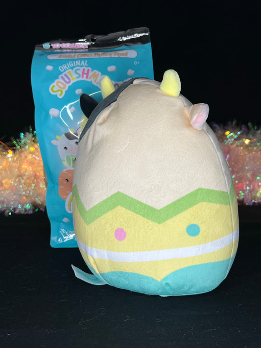 Squishmallow 8” Easter Mystery Squad Scented Cow.