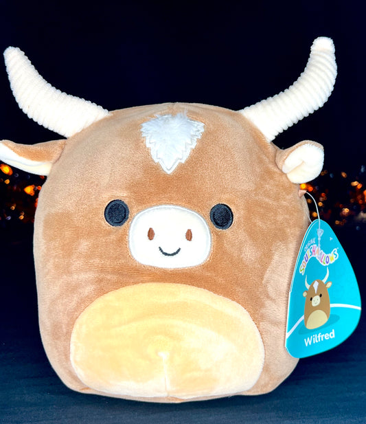 Squishmallow 7” Wilfred the Cow.