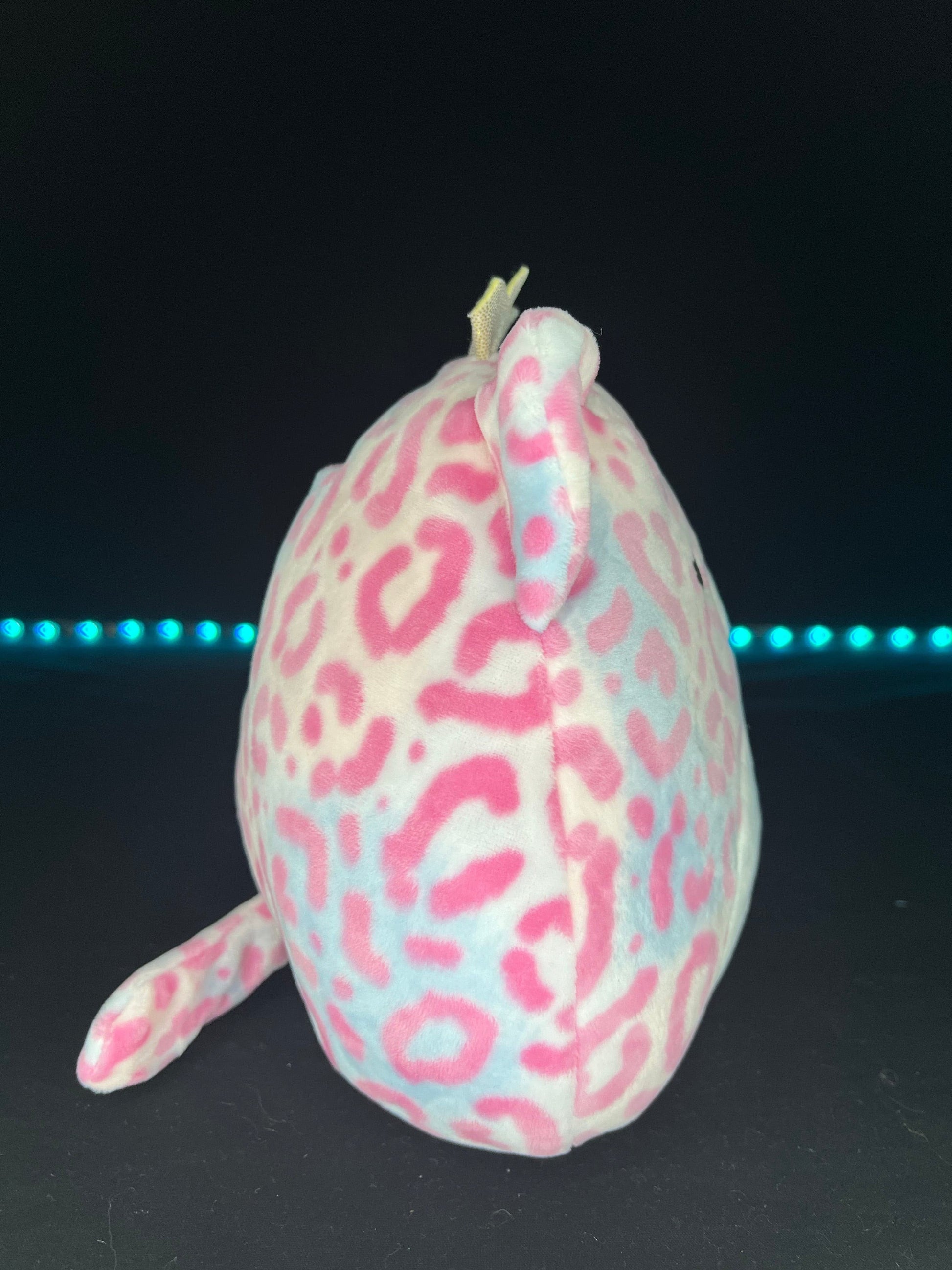 Squishmallow 8” Brandi the Pink Leopard Plush | Sweet Magnolia Charms.