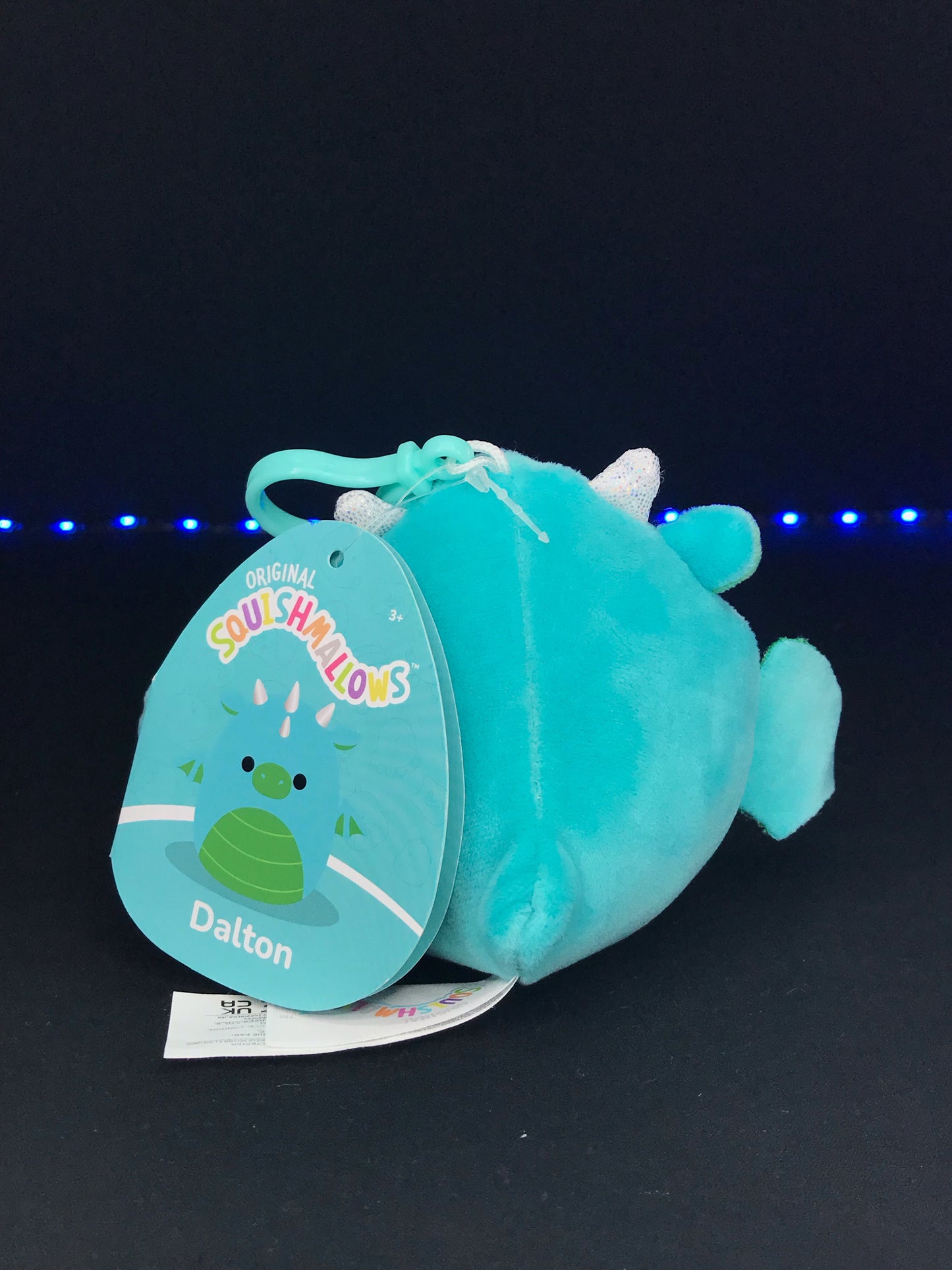 Squishmallow 3.5" Dalton the Dragon Clip