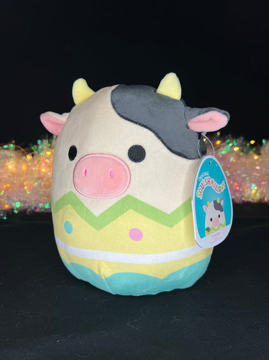 Squishmallow 8” Connor the Easter Cow.