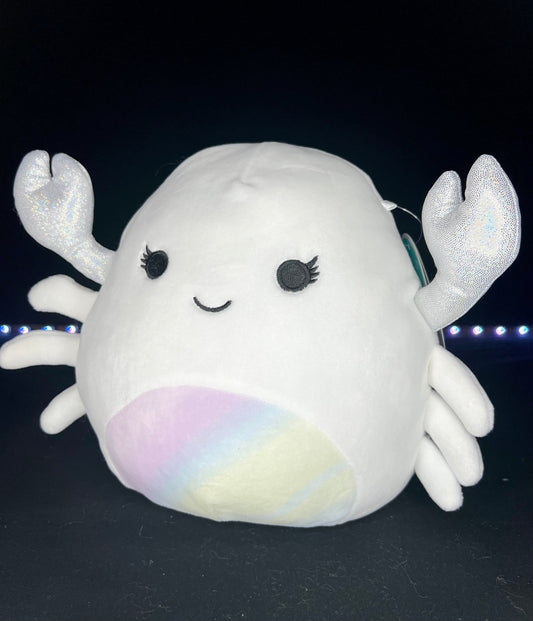 Squishmallow 8” Magela the White Crab Plush | Sweet Magnolia Charms.