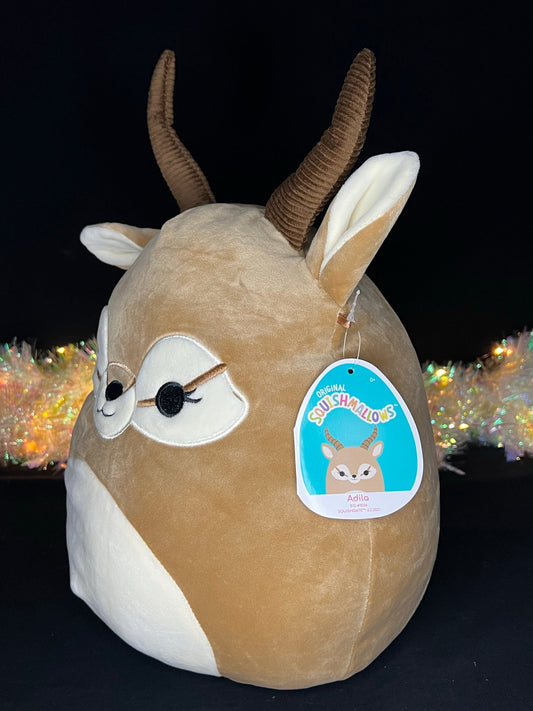 Squishmallow 12” Adila the Gazelle Plush Sweet Magnolia Charms