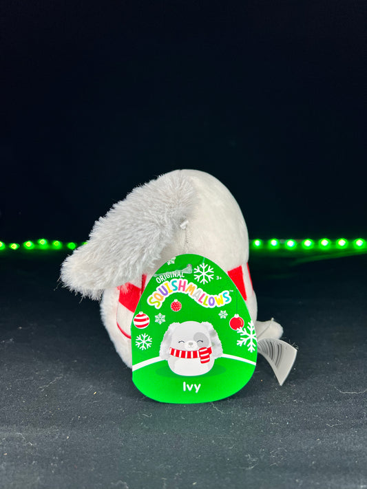 Squishmallow 5” Ivy the Grey Dog