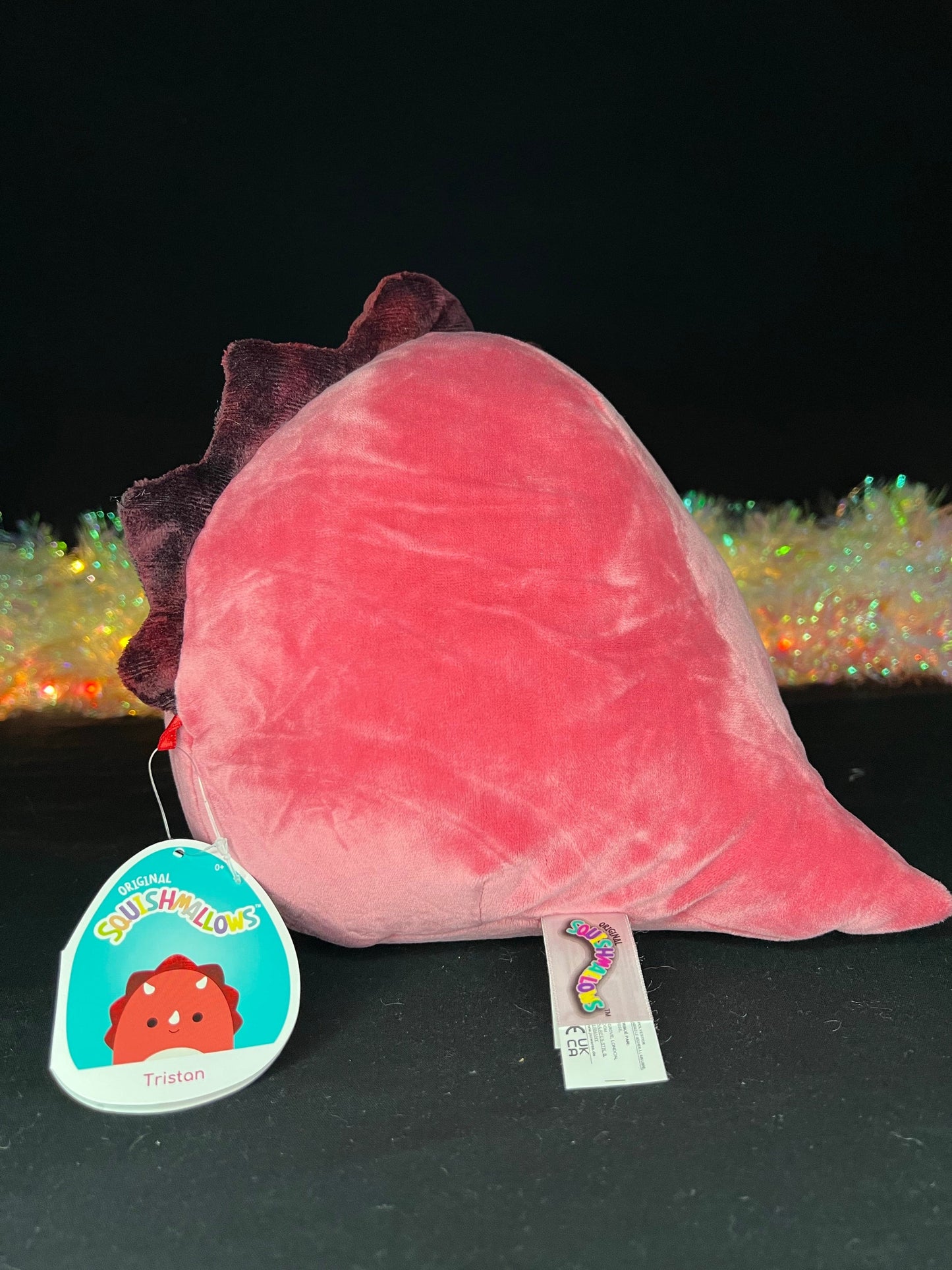 Squishmallow 8” Tristan the Red Triceratops Plush | Sweet Magnolia Charms.