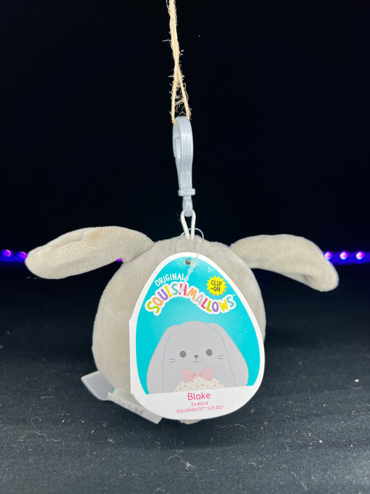 Squishmallow 3.5” Blake the Bunny Clip