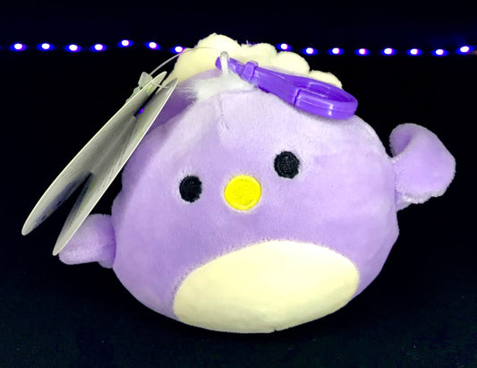 Squishmallow 3.5” Elina the Peacock Clip-On.