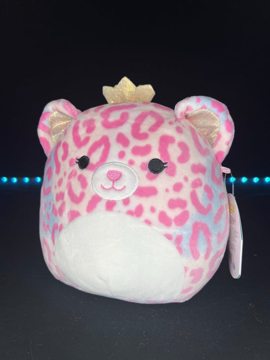 Squishmallow 8” Brandi the Pink Leopard Plush | Sweet Magnolia Charms.