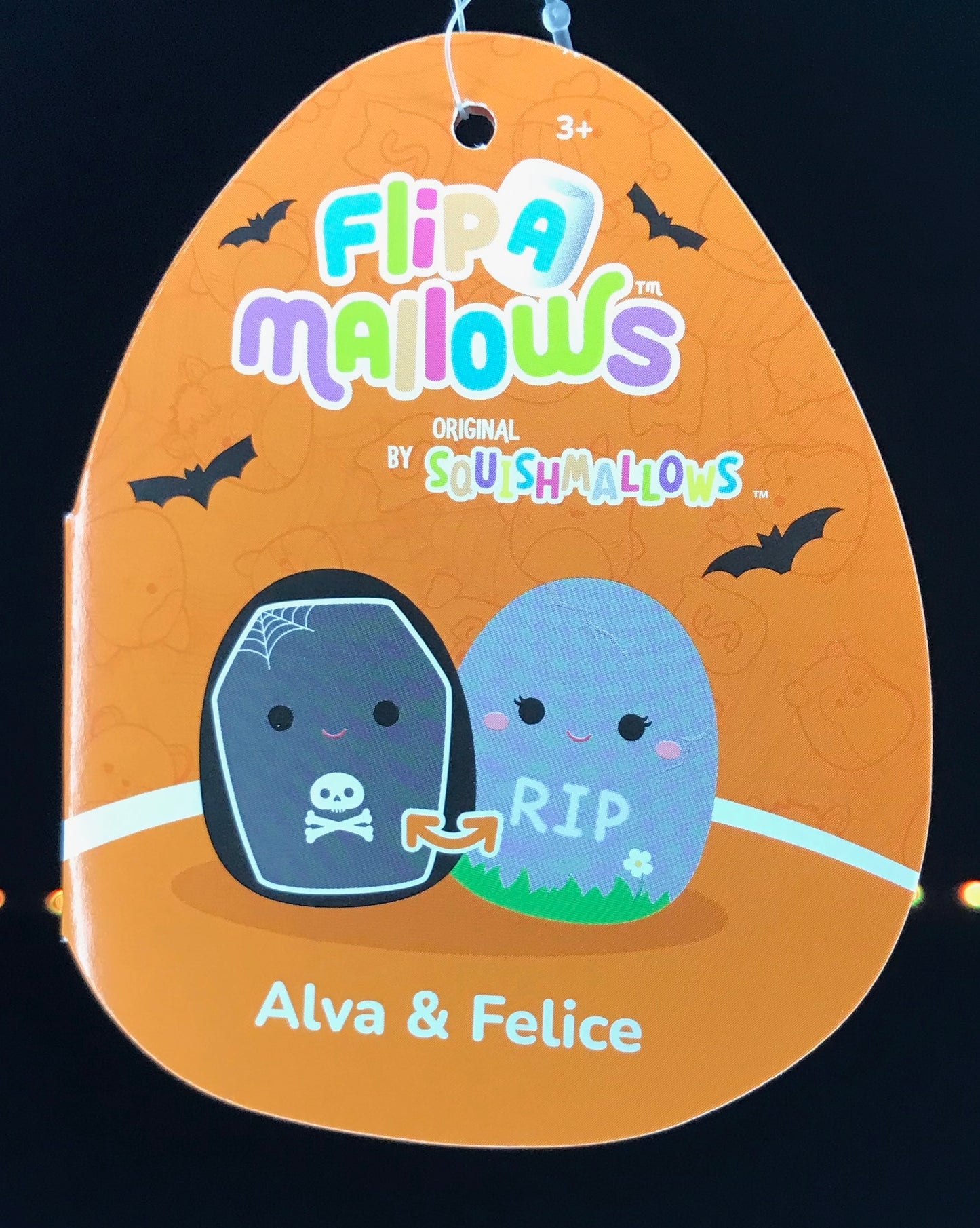Squishmallow 8” Alva and Felice Reversible Plush