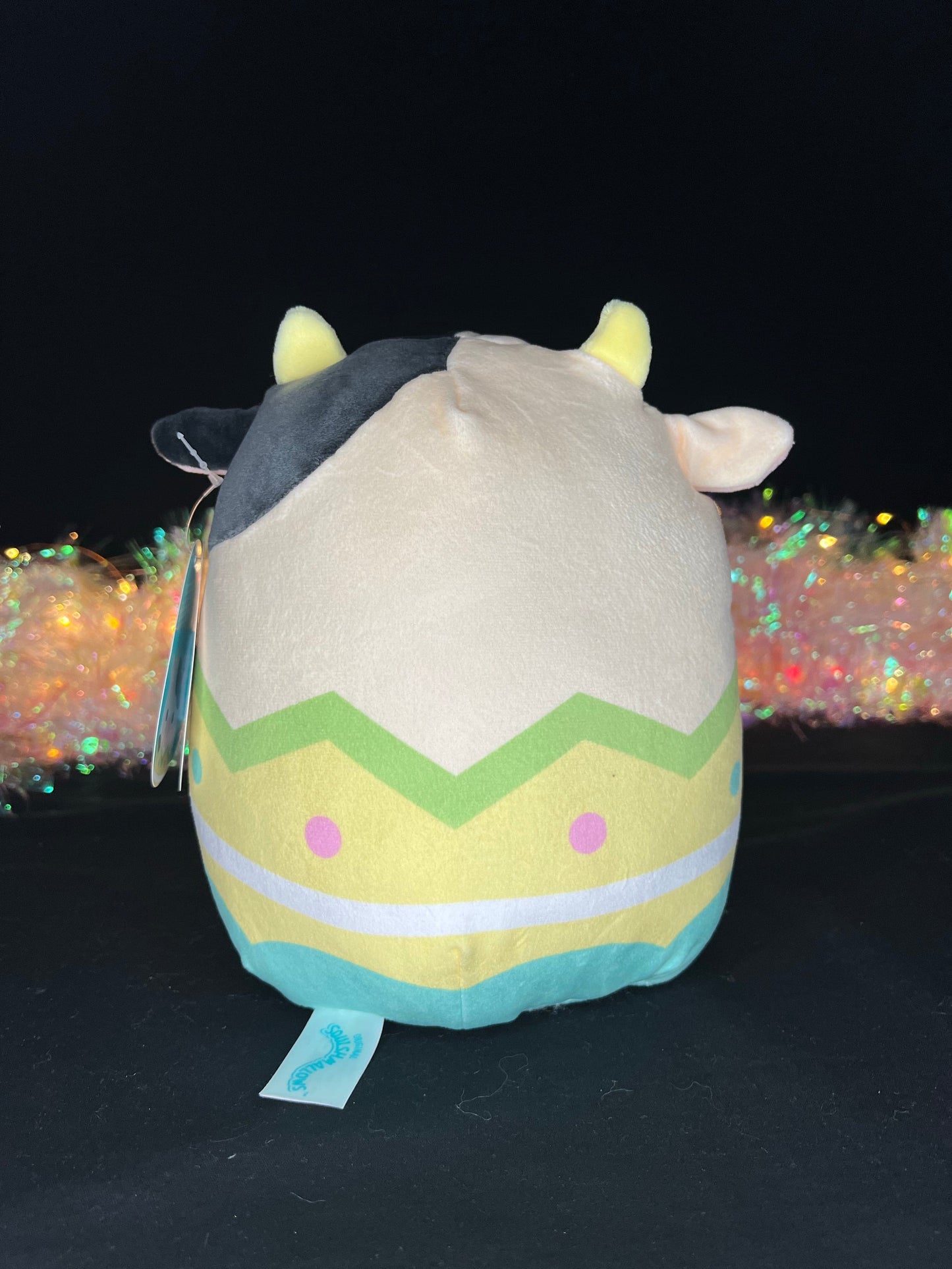 Squishmallow 8” Connor the Easter Cow.