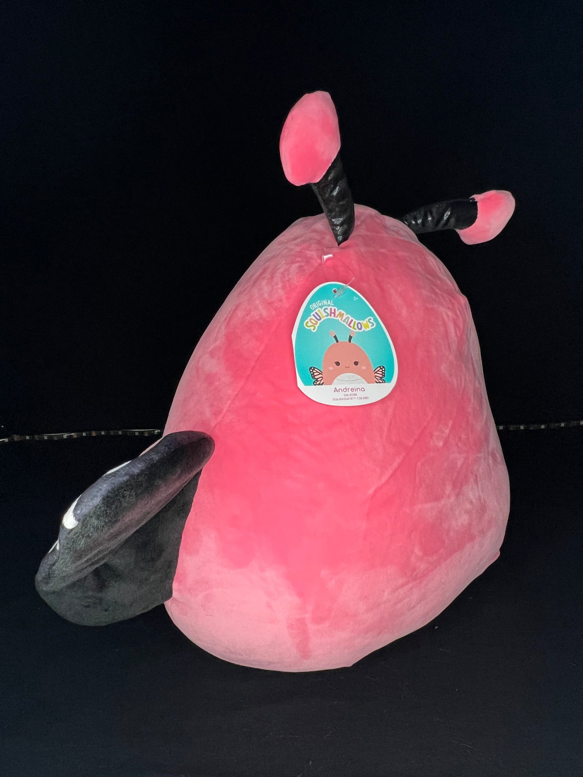 Squishmallow 14” Andreina the Pink Butterfly.