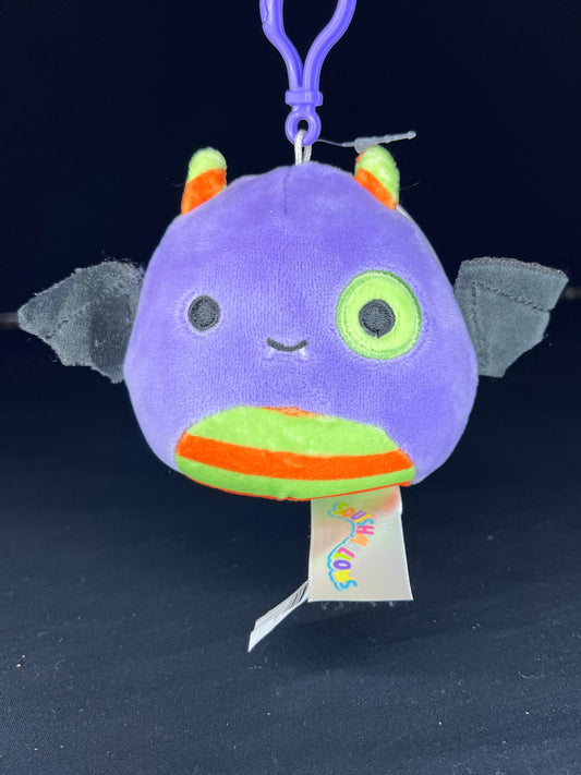 Squishmallow 3.5” Blaze the Bat Clip On.