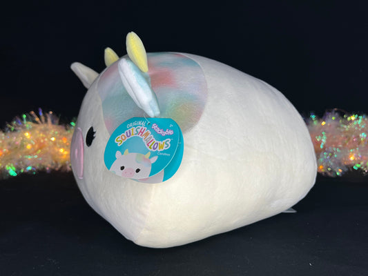 Squishmallow 12” Candess the Cow Stackable Plush.