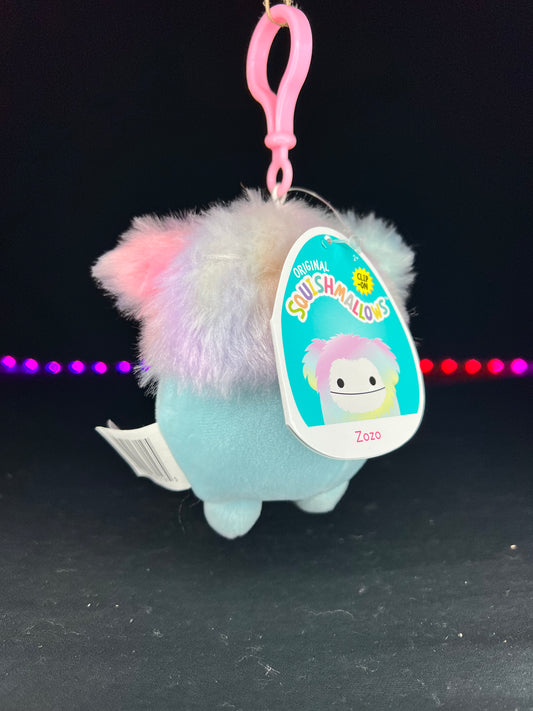 Squishmallow 3.5” Zozo the Bigfoot Clip On