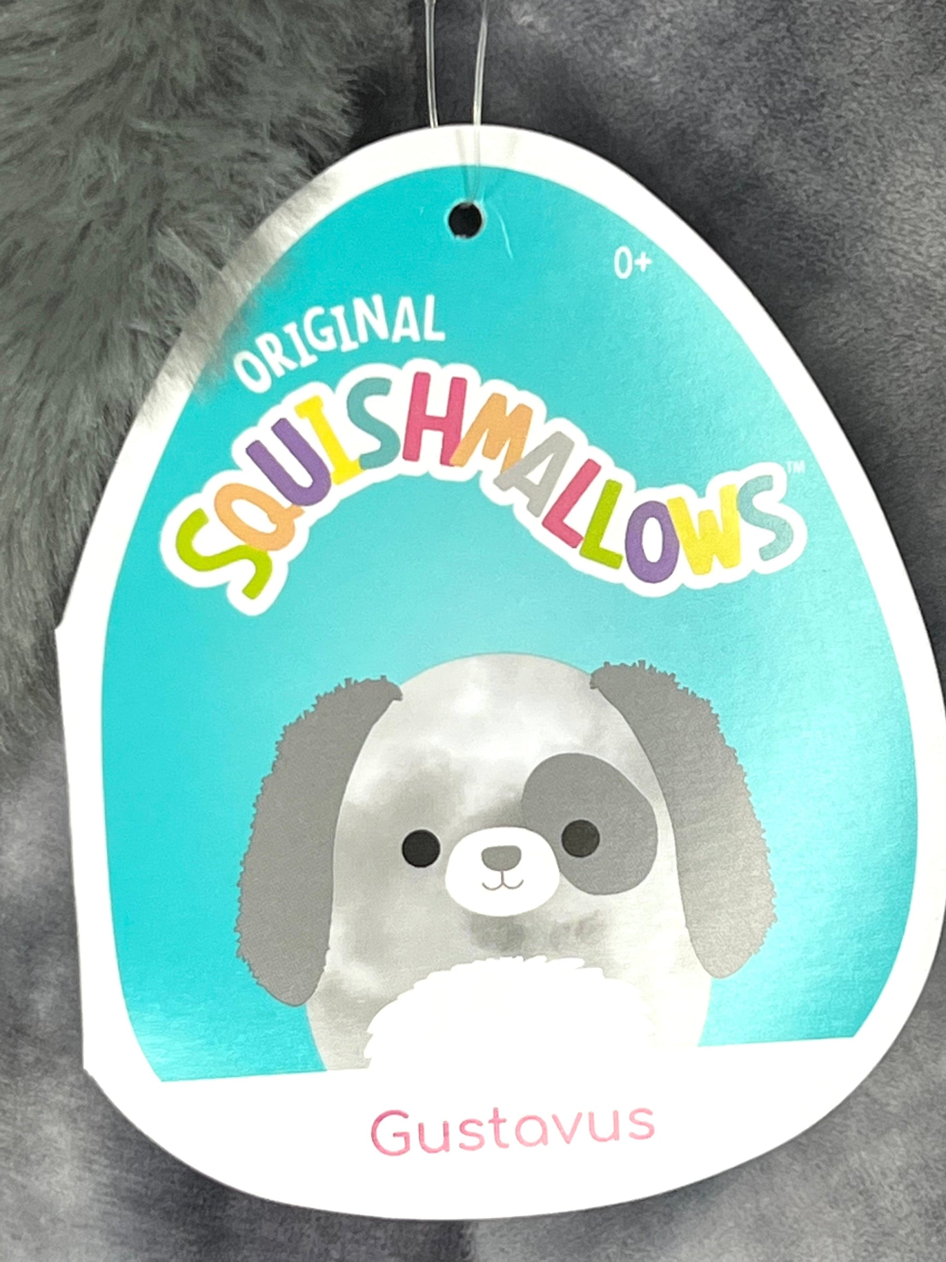 Squishmallow 11” Gustavous the Dog Plush.