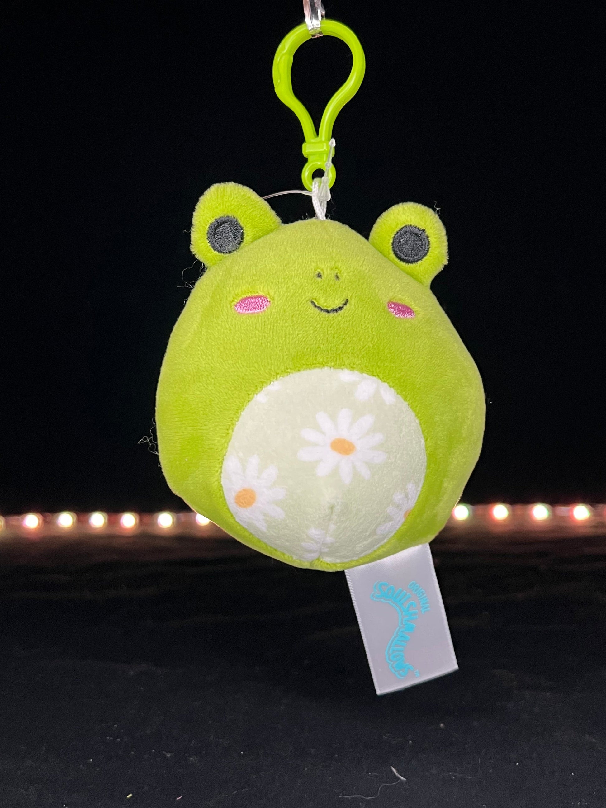 Squishmallow 3.5” Clip Wendy the Spring Frog.