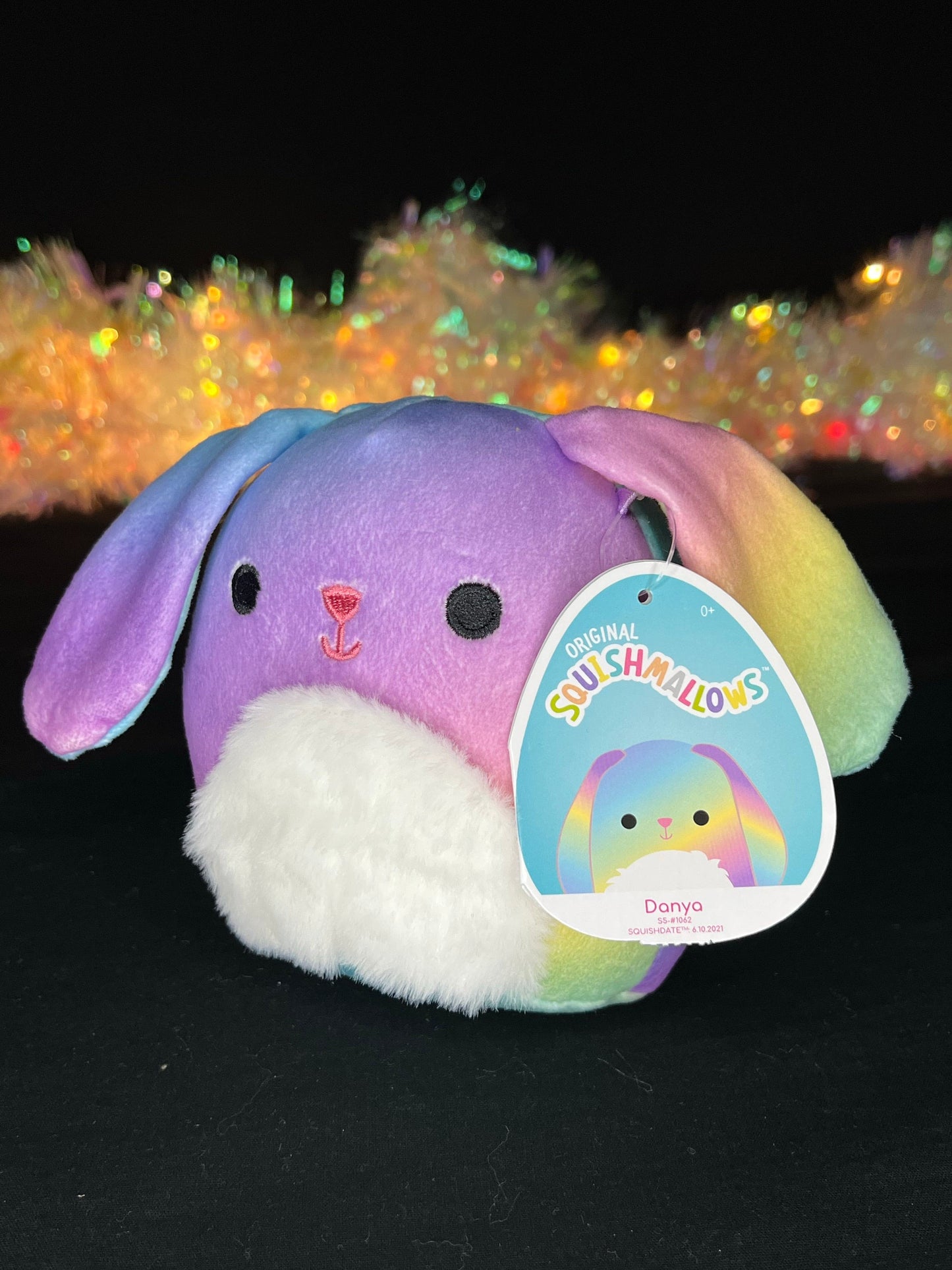 Squishmallow 5” Dayna the Bunny Plush Sweet Magnolia Charms